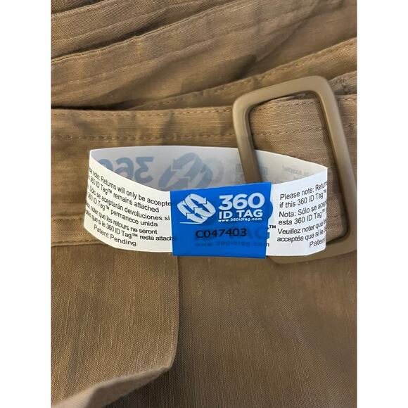 Vince skirt Buckle Wrap tan size 14 - Picture 9 of 10